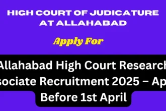 AHC Research Associate Recruitment 2025 Post High Court