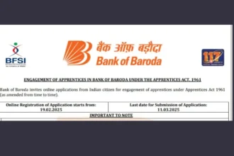 Bank of Baroda Apprentice Recruitment 2025 Apply Now