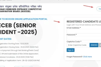 Bihar BCECEB Senior Resident Dental Recruitment 2025 registration