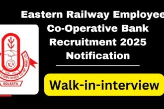 Eastern Railway Employees Co operative Bank Recruitment 2025 Apply