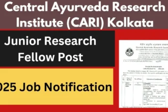 CARI Ayurveda Kolkata JRF Chemistry Walk In Interview 2025 Notfication