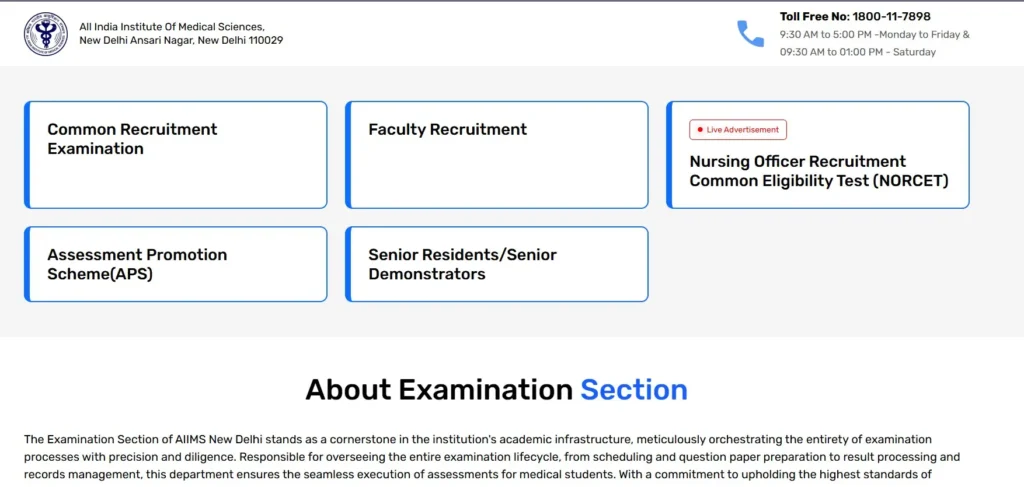 Nursing Officer Recruitment Common Eligibility Test (NORCET) 8 2025